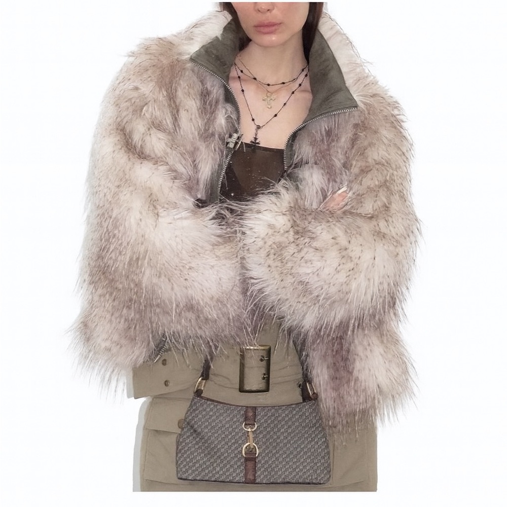 Prodbldg faux fur jacket